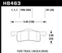 Hawk HB463Y.787 - LTS Disc Brake Pad; 0.787 Thickness;