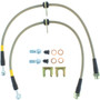 StopTech 950.47001 - 02-05 WRX Stainless Steel Front Brake Lines