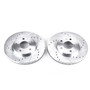 PowerStop AR8296XPR - Power Stop 04-08 Chevrolet Malibu Front Evolution Drilled & Slotted Rotors - Pair