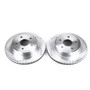 PowerStop AR8766XPR - Power Stop 04-06 Dodge Ram 1500 Rear Evolution Drilled & Slotted Rotors - Pair