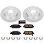 PowerStop CRK098 - Power Stop 02-06 Nissan Altima Rear Z17 Evolution Geomet Coated Brake Kit