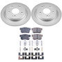 PowerStop CRK1243 - Power Stop 13-15 Acura ILX Rear Z17 Evolution Geomet Coated Brake Kit