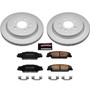 PowerStop CRK1425 - Power Stop 03-07 Cadillac CTS Rear Z17 Evolution Geomet Coated Brake Kit