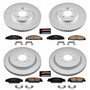 PowerStop CRK1420 - Power Stop 03-07 Cadillac CTS Front & Rear Z17 Evolution Geomet Coated Brake Kit