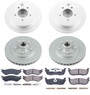 PowerStop CRK1880 - Power Stop 97-00 Ford Expedition Front & Rear Z17 Evolution Geomet Coated Brake Kit