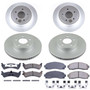 PowerStop CRK1924 - Power Stop 2003 Ford Explorer Sport Front & Rear Z17 Evolution Geomet Coated Brake Kit