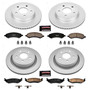 PowerStop CRK2164 - Power Stop 07-09 Chrysler Aspen Front & Rear Z17 Evolution Geomet Coated Brake Kit