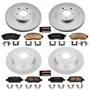 PowerStop CRK2283 - Power Stop 02-06 Nissan Altima Front & Rear Z17 Evolution Geomet Coated Brake Kit