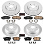 PowerStop CRK2781 - Power Stop 07-09 Acura RDX Front & Rear Z17 Evolution Geomet Coated Brake Kit