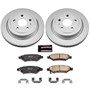 PowerStop CRK3072 - Power Stop 08-14 Cadillac CTS Rear Z17 Evolution Geomet Coated Brake Kit