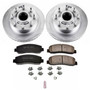 PowerStop CRK5585 - Power Stop 07-10 Ford F-350 Super Duty Front Z17 Coated Brake Kit