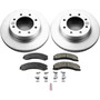 PowerStop CRK6518 - Power Stop 12-21 Nissan NV3500 Front Z17 Coated Brake Kit