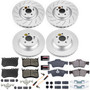 PowerStop CRK6885 - Power Stop 12-18 Mercedes-Benz CLS550 Front and Rear Z23 Coated Brake Kit