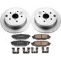 PowerStop CRK6977 - Power Stop 15-19 Subaru WRX Rear Z17 Evolution Geomet Coated Brake Kit