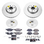 PowerStop CRK7245 - Power Stop 13-18 Fiat 500 Front & Rear Z23 Evolution Sport Coated Brake Kit