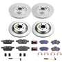 PowerStop CRK7391 - Power Stop 17-18 Mercedes-Benz GLE43 AMG Front & Rear Z23 Evolution Sport Coated Brake Kit