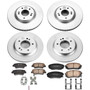 PowerStop CRK7508 - Power Stop 2016 Hyundai Sonata Front & Rear Z17 Evolution Geomet Coated Brake Kit