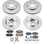 PowerStop CRK7580 - Power Stop 18-19 Hyundai Elantra GT Front & Rear Z17 Evolution Geomet Coated Brake Kit