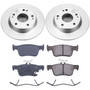 PowerStop CRK7725 - Power Stop 16-19 Honda Civic Rear Z17 Evolution Geomet Coated Brake Kit