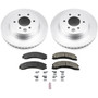 PowerStop CRK7875 - Power Stop 16-22 Nissan Titan XD Front Z17 Coated Brake Kit