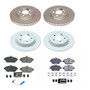 PowerStop CRK8046 - Power Stop 17-19 Infiniti QX30 Front & Rear Z17 Evolution Geomet Coated Brake Kit