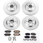 PowerStop CRK8284 - Power Stop 18-19 Hyundai Elantra GT Front & Rear Z17 Evolution Geomet Coated Brake Kit