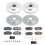 PowerStop CRK8664 - Power Stop 20-21 Toyota Corolla Front & Rear Z17 Evolution Geomet Coated Brake Kit