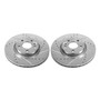 PowerStop EBR1000XPR - Power Stop 12-15 Land Rover Range Rover Evoque Front Evolution Drilled & Slotted Rotors - Pair