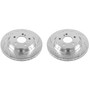 PowerStop EBR1053XPR - Power Stop 12-13 Mercedes-Benz S350 Rear Evolution Drilled & Slotted Rotors - Pair