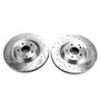 PowerStop EBR1243XPR - Power Stop 02-04 Mercedes-Benz C32 AMG Front Evolution Drilled & Slotted Rotors - Pair