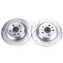 PowerStop EBR1299XPR - Power Stop 12-15 Land Rover Range Rover Evoque Rear Evolution Drilled & Slotted Rotors - Pair