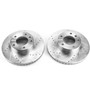 PowerStop EBR1449XPR - Power Stop 13-14 Mercedes-Benz G63 AMG Front Evolution Drilled & Slotted Rotors - Pair