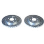 PowerStop EBR1607XPR - Power Stop 14-19 Mercedes-Benz CLA250 Rear Evolution Drilled & Slotted Rotors - Pair