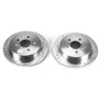 PowerStop EBR627XPR - Power Stop 98-03 Mercedes-Benz ML320 Rear Evolution Drilled & Slotted Rotors - Pair