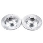 PowerStop EBR843XPR - Power Stop 2006 BMW 330i Front Evolution Drilled & Slotted Rotors - Pair
