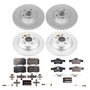 PowerStop ESK6754 - Power Stop 07-12 Mercedes-Benz SL550 Front & Rear Euro-Stop Brake Kit