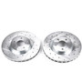 PowerStop JBR1107XPR - Power Stop 03-04 Infiniti G35 Front Evolution Drilled & Slotted Rotors - Pair