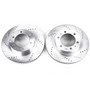 PowerStop JBR1121XPR - Power Stop 03-09 Toyota 4Runner Front Evolution Drilled & Slotted Rotors - Pair