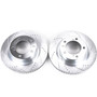 PowerStop JBR1309XPR - Power Stop 16-19 Lexus LX570 Front Evolution Drilled & Slotted Rotors - Pair