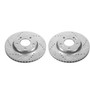 PowerStop JBR1520XPR - Power Stop 10-13 Kia Forte Front Evolution Drilled & Slotted Rotors - Pair