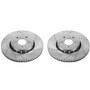 PowerStop JBR1550XPR - Power Stop 2016 Acura ILX Front Evolution Drilled & Slotted Rotors - Pair