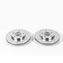 PowerStop JBR1564XPR - Power Stop 11-19 Hyundai Elantra Front Evolution Drilled & Slotted Rotors - Pair