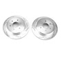 PowerStop JBR1753XPR - Power Stop 17-18 Nissan Titan Rear Evolution Drilled & Slotted Rotors - Pair