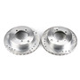 PowerStop JBR584XPR - Power Stop 91-96 Dodge Stealth Rear Evolution Drilled & Slotted Rotors - Pair