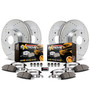PowerStop K1868-36 - Power Stop 00-03 Ford F-150 Front & Rear Z36 Truck & Tow Brake Kit