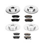 PowerStop K2281 - Power Stop 00-01 Infiniti I30 Front & Rear Z23 Evolution Sport Brake Kit