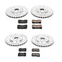 PowerStop K2881 - Power Stop 04-07 Cadillac CTS Front & Rear Z23 Evolution Sport Brake Kit