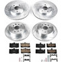 PowerStop K4462 - Power Stop 01-06 Lexus LS430 Front & Rear Z23 Evolution Sport Brake Kit