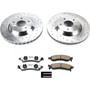 PowerStop K4913-26 - Power Stop 88-96 Chevrolet Corvette Front Z26 Street Warrior Brake Kit