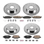 PowerStop K5584 - Power Stop 11-19 Ford Explorer Front & Rear Z23 Evolution Sport Brake Kit